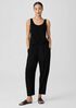 Stretch Silk Jersey Scoop Neck Tank