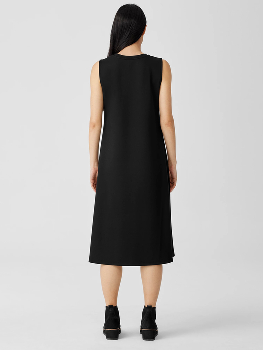 Lightweight Ponte Crew Neck Dress