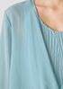 Sheer Silk Georgette Tie Jacket