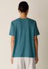 Organic Cotton Slubby Jersey V-Neck Tee