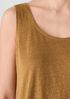 Organic Linen Jersey Scoop Neck Tank