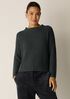 Organic Cotton Fluff Funnel Neck Top