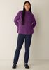 Cashmere Silk Boucle Bliss Turtleneck Top