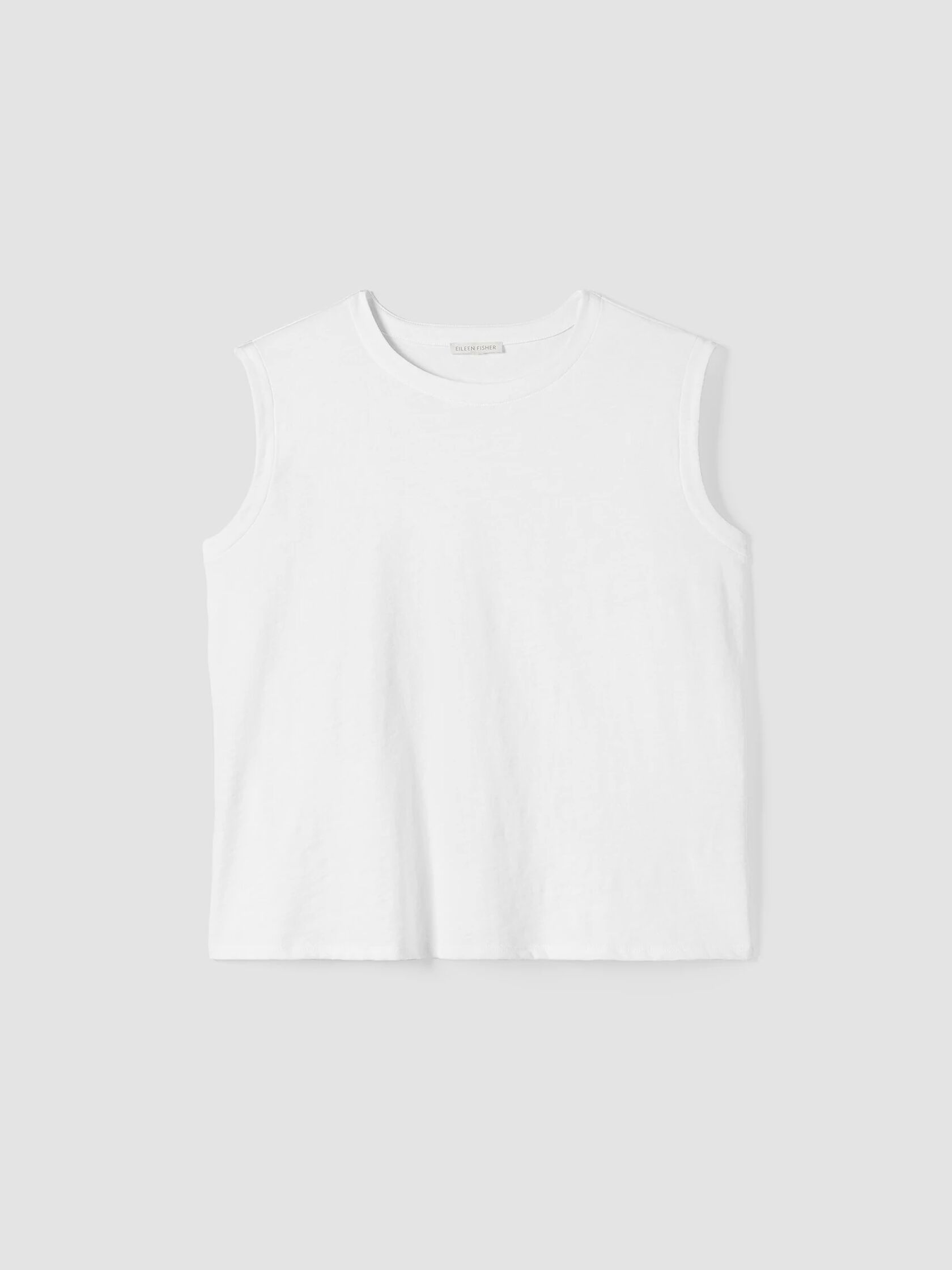 Cozy Organic Cotton Slub Round Neck Tank