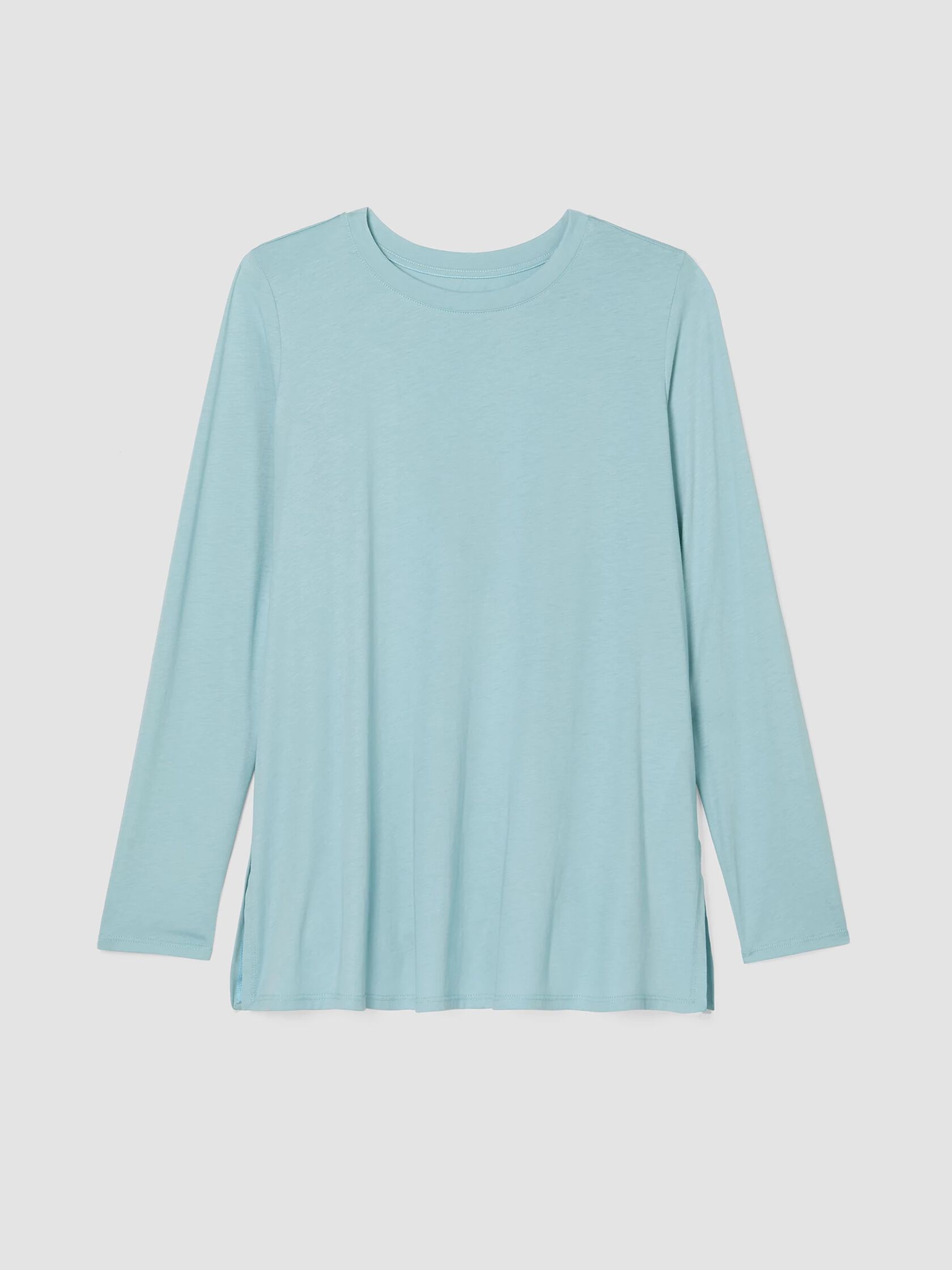 Organic Cotton Easy Jersey Crew Neck Top