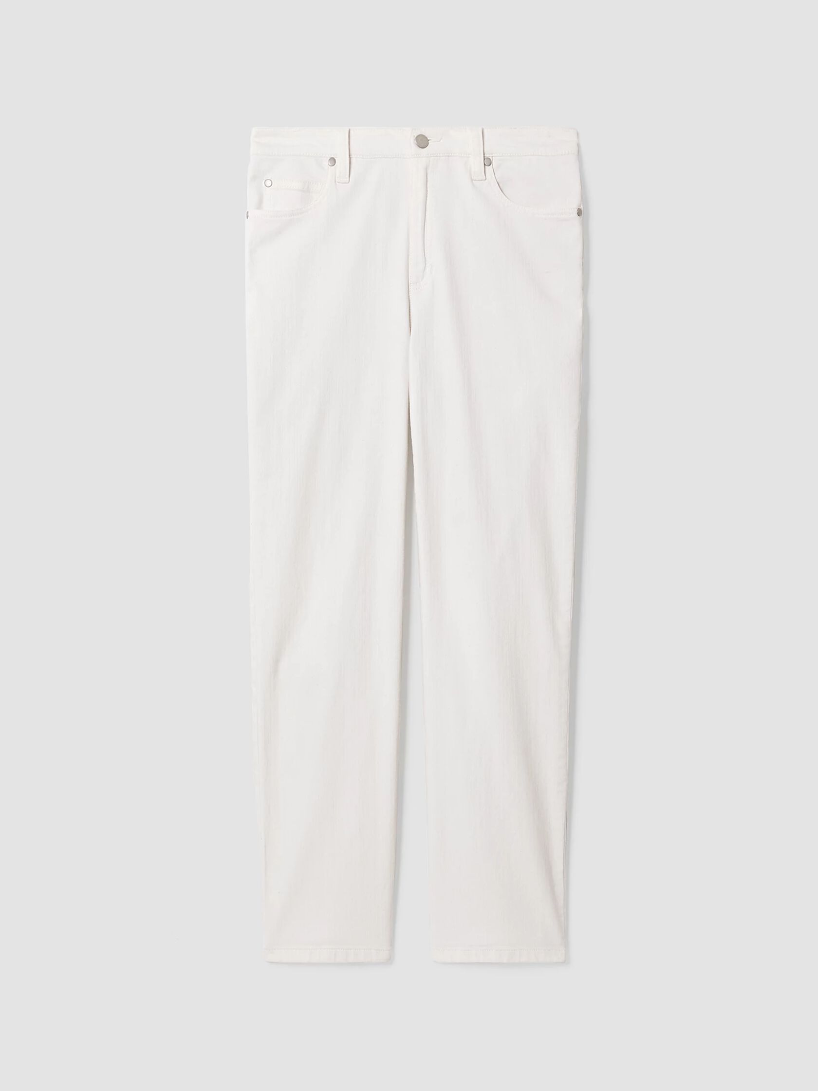 Undyed Organic Cotton Stretch Straight Jean