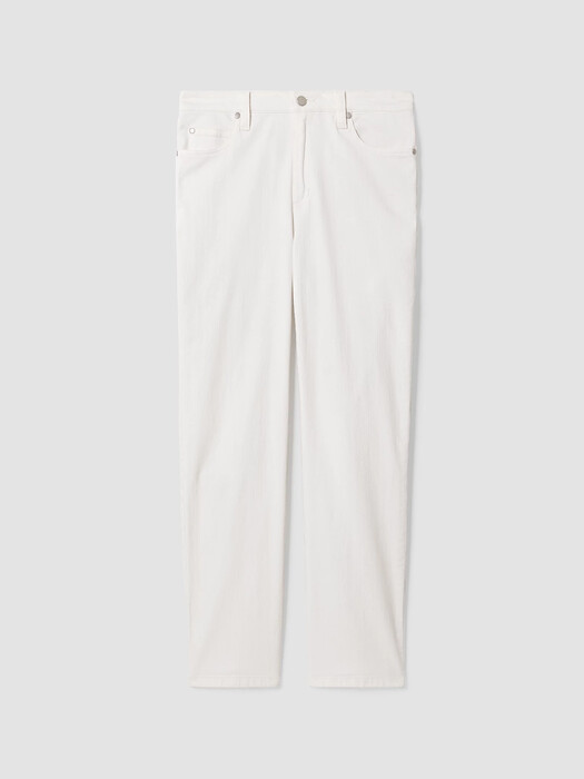 Undyed Organic Cotton Stretch Straight Jean