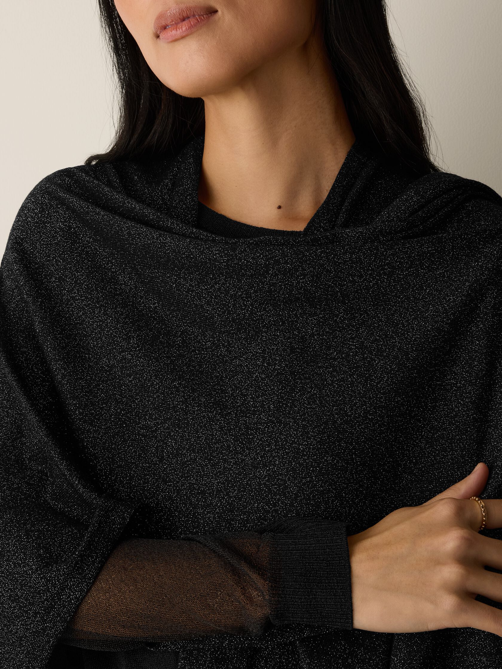 Wool Shimmer Serape in Regenerative Wool