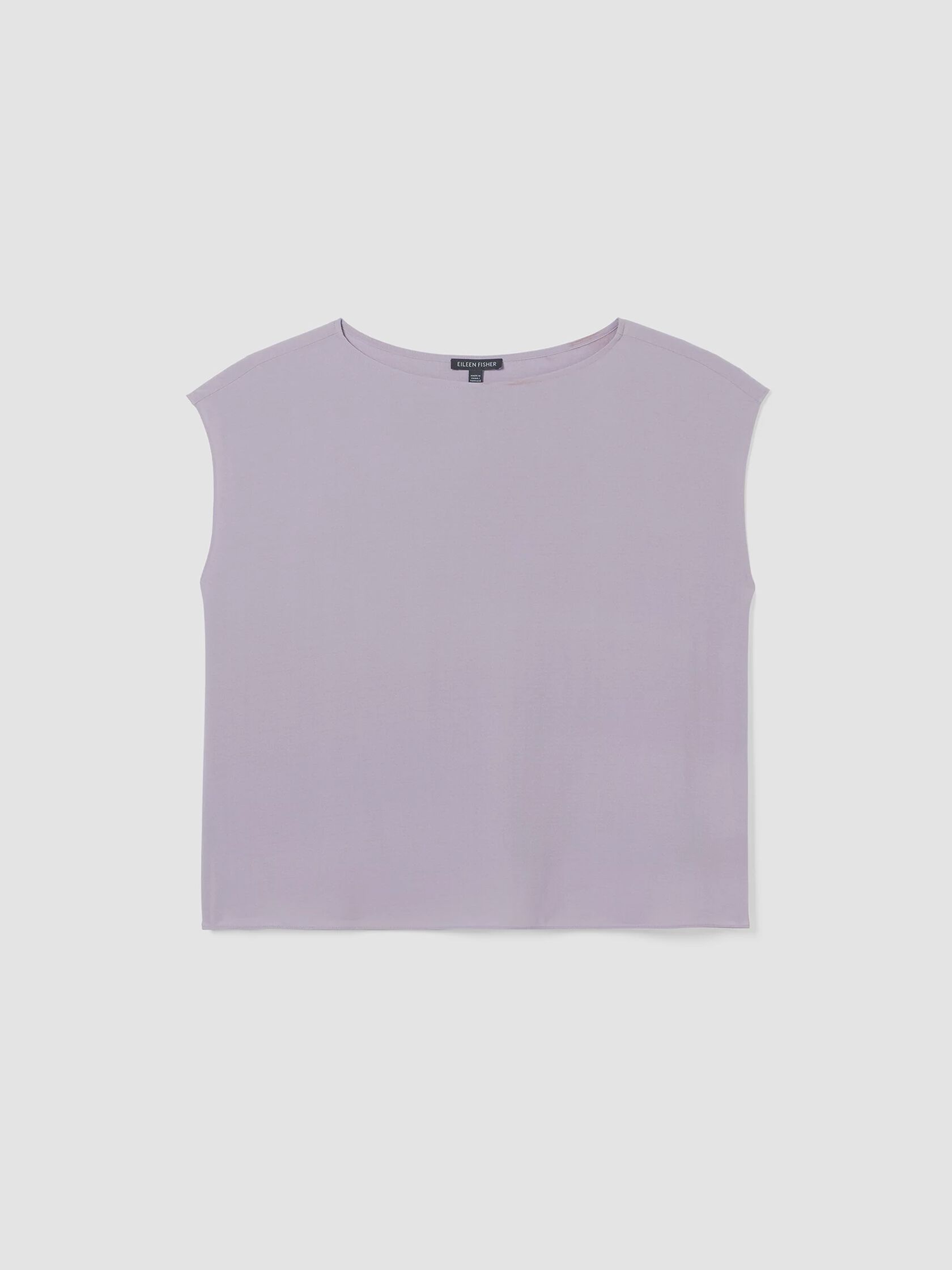 Silk Georgette Crepe Shirred-Back Top