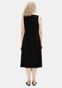 Viscose Jersey V-Neck Flare Dress