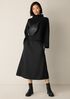 Lightweight Ponte Funnel Neck Top