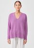 Peruvian Cotton Blend V-Neck Top