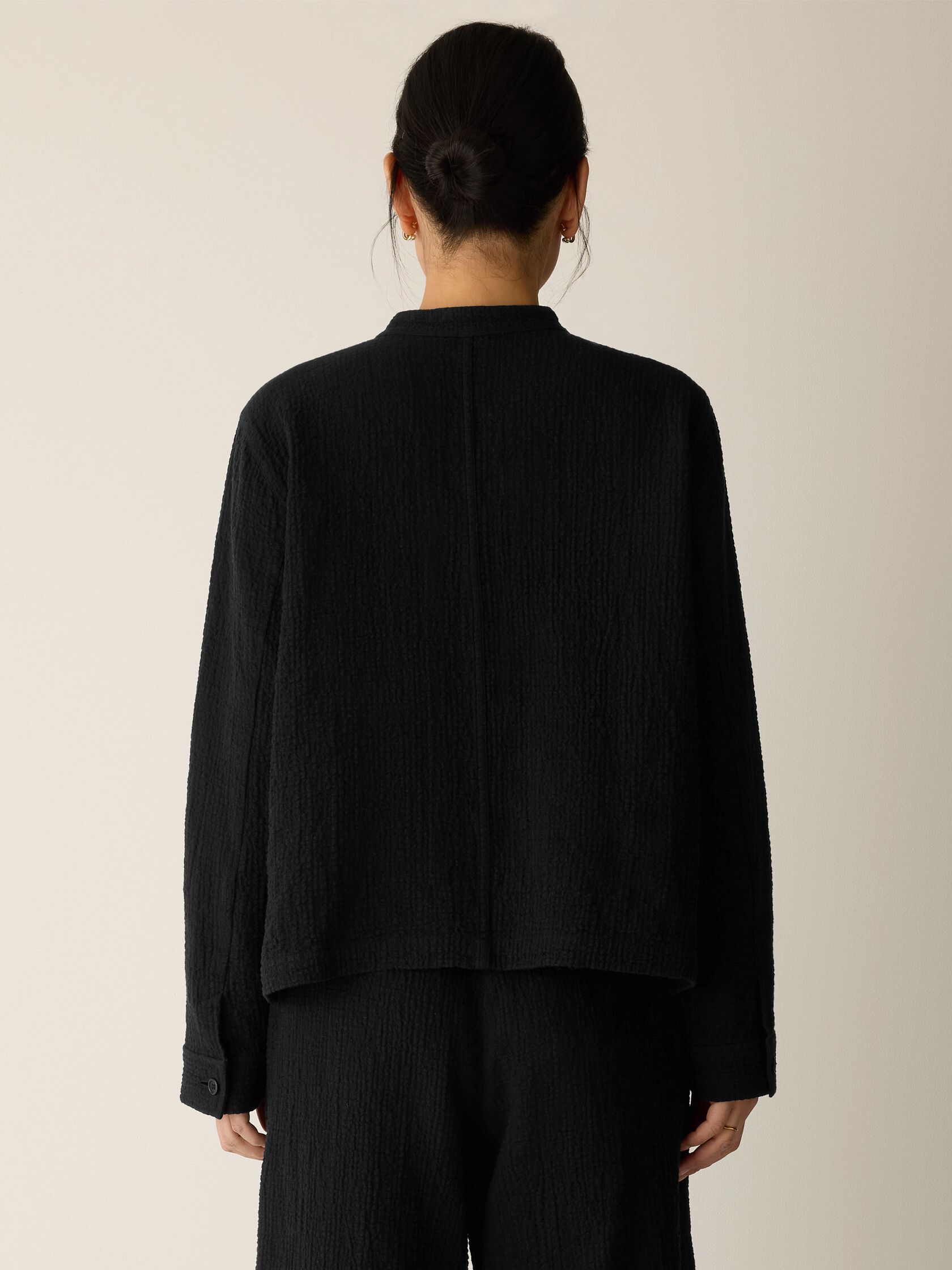 Organic Cotton Doubleweave Shirt Jacket