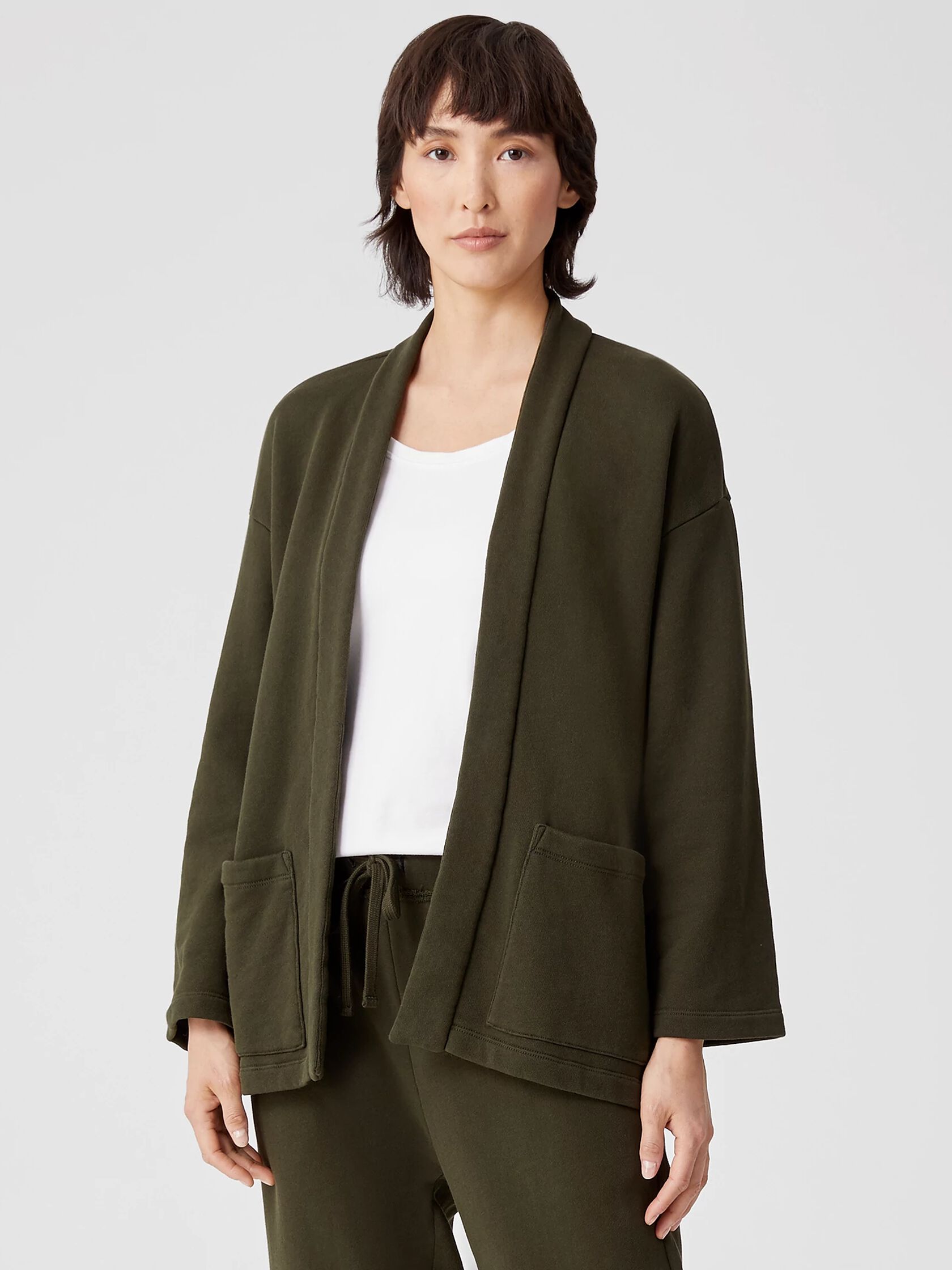 Organic Cotton French Terry Jacket