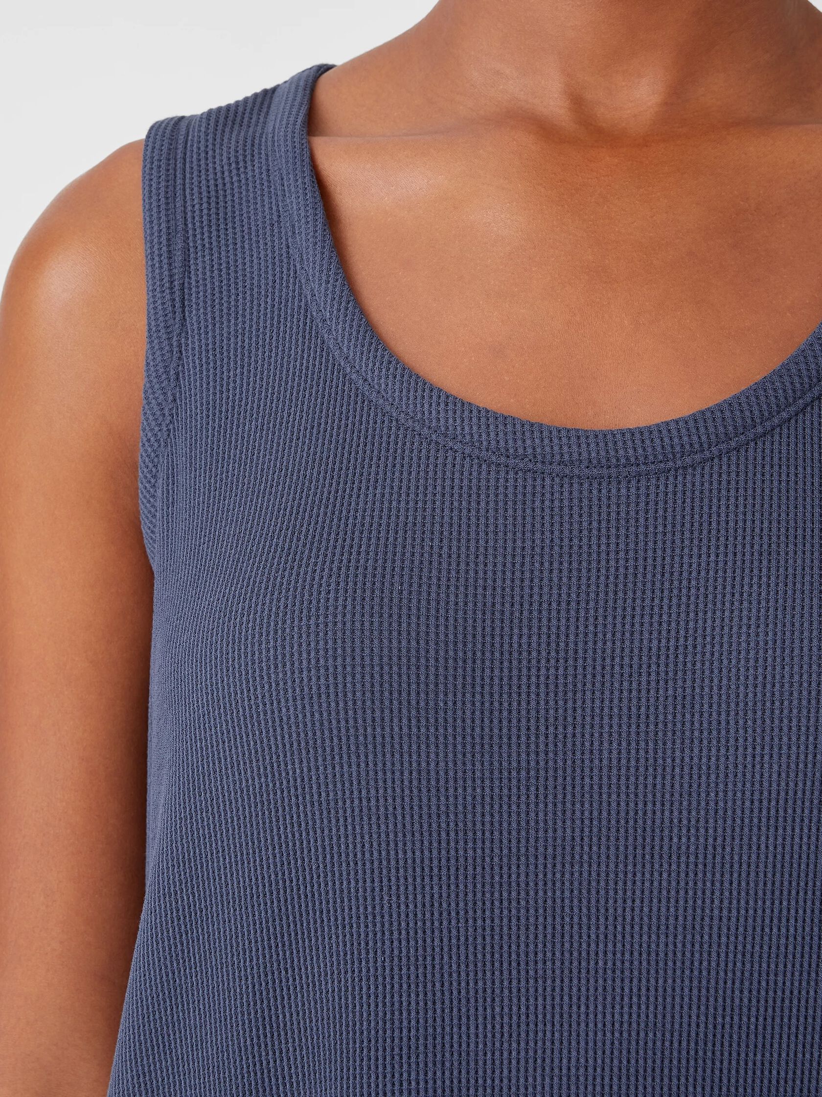 Cozy Organic Cotton Thermal Tank Dress EILEEN FISHER