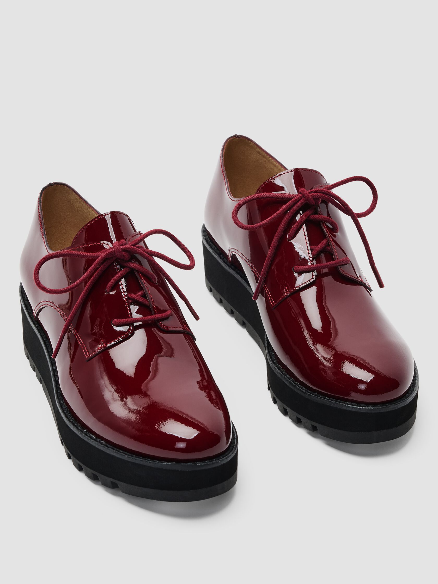 Eddy Patent Leather Platform Oxford