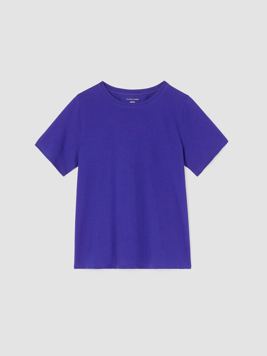 Organic Pima Cotton Jersey Round Neck Tee