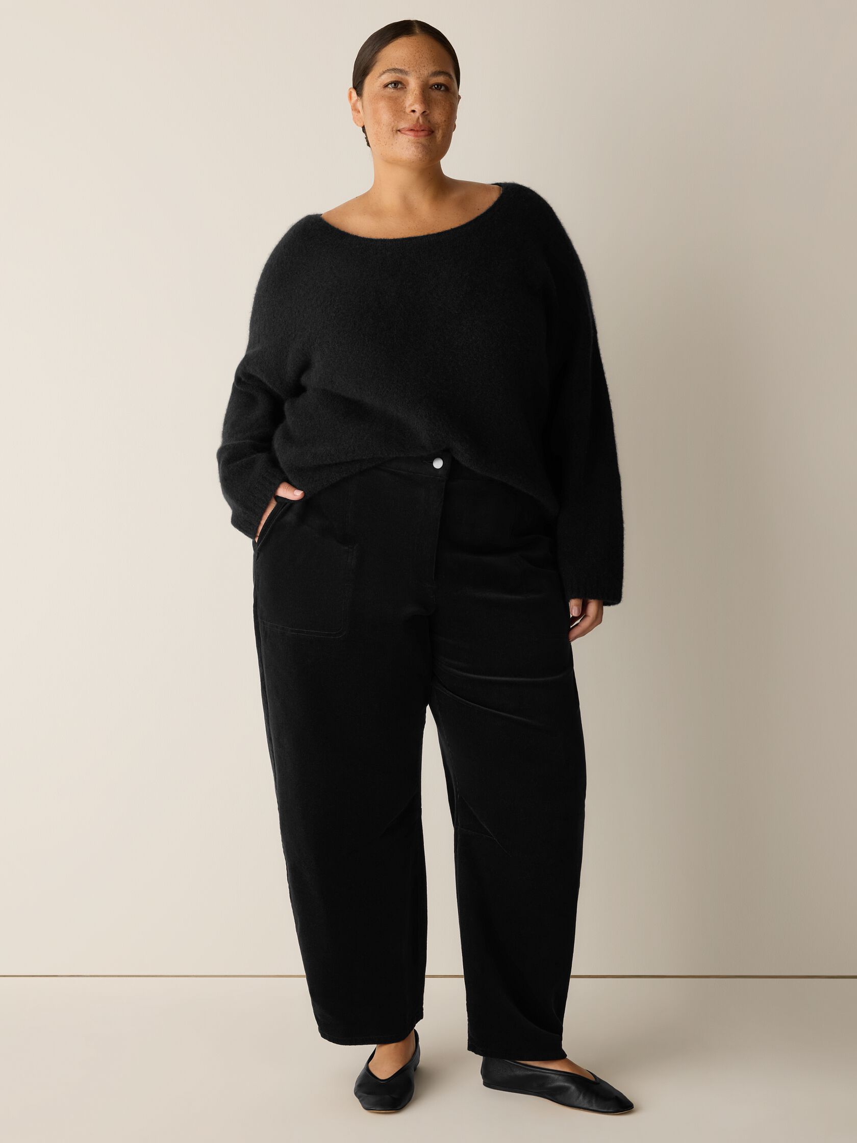 Organic Cotton Stretch Corduroy Arch Pant