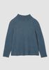 Cashmere Silk Boucle Bliss Turtleneck Top