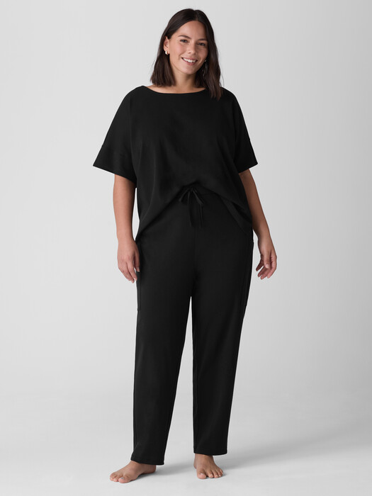 Organic Cotton Interlock Slouchy Sleep Pant