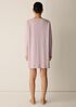 Organic Cotton Rib V-Neck Sleep Dress