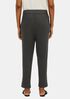 Textured Stretch Rib Tapered Ankle Pant
