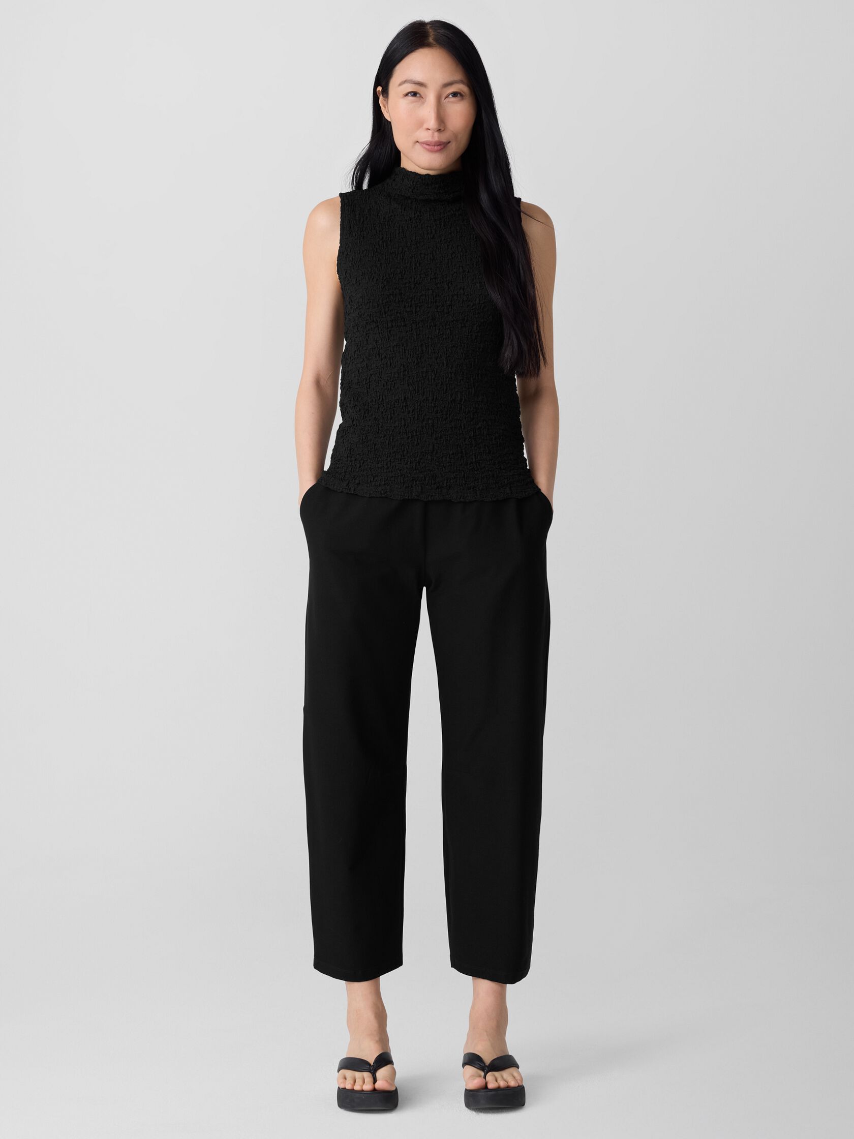 Washable Stretch Crepe Arch Pant