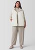 Eggshell Recycled Nylon Reversible Vest