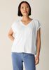 Organic Linen Jersey V-Neck Tee