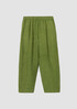 Washed Organic Linen Delave Lantern Pant