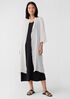 Sheer Silk Georgette High Collar Jacket