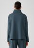 Cozy Brushed Terry Hug Funnel Neck Box-Top