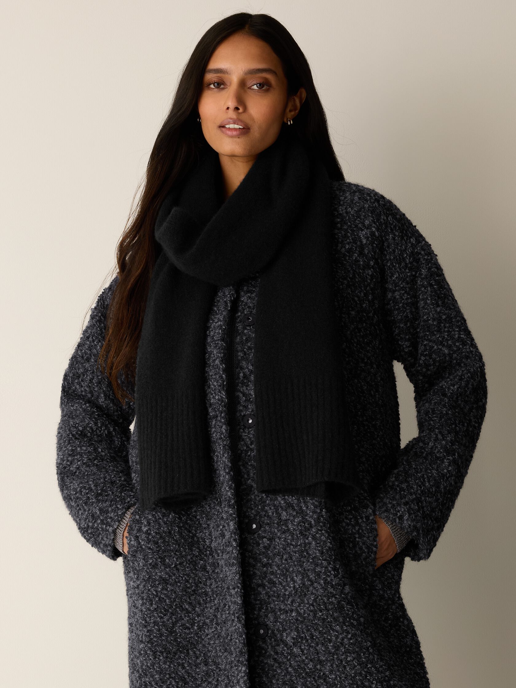 Cashmere Silk Boucle Bliss Scarf