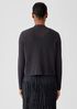 Organic Linen Cotton Tuck Cropped Cardigan
