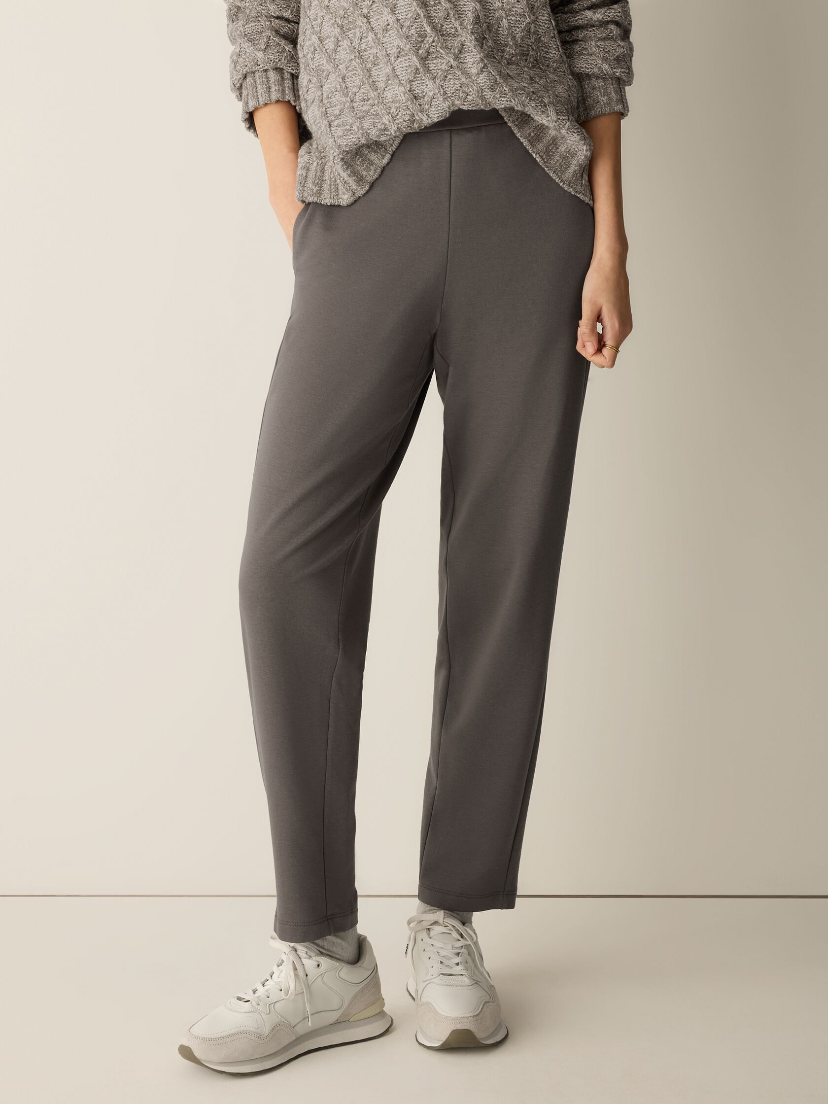 Cozy Brushed Terry Hug Slouchy Pant