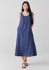 Organic Linen Scoop Neck Dress