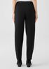 Cotton Blend Ponte Tapered Pant