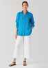 Organic Handkerchief Linen Classic Collar Shirt