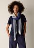Organic Linen Cotton Check Scarf