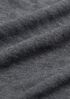 M&eacute;lange Sheer Cotton Blend Knit Funnel Neck Top