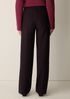 Felted Wool Jersey Full-Length Straight Trouser in Regenerative Wool