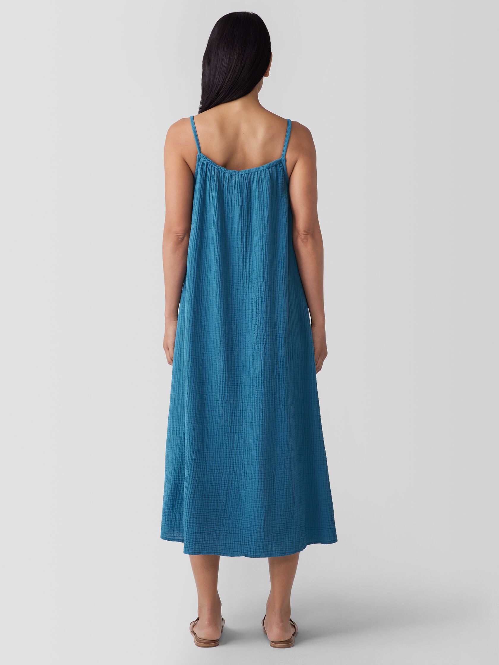 Organic Cotton Lofty Gauze Cami Dress