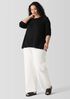 Peruvian Cotton Blend Crew Neck Top