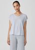 Organic Linen Jersey V-Neck Tee