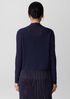 Organic Linen Cotton Cropped Cardigan
