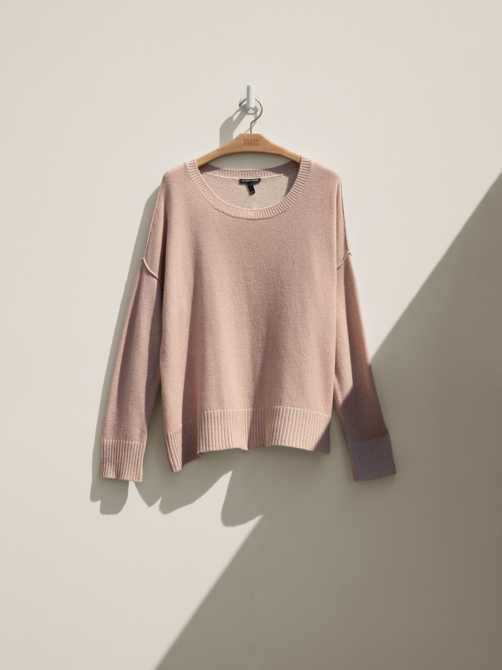 Renew Recycled Cashmere Plaited Pullover, XL