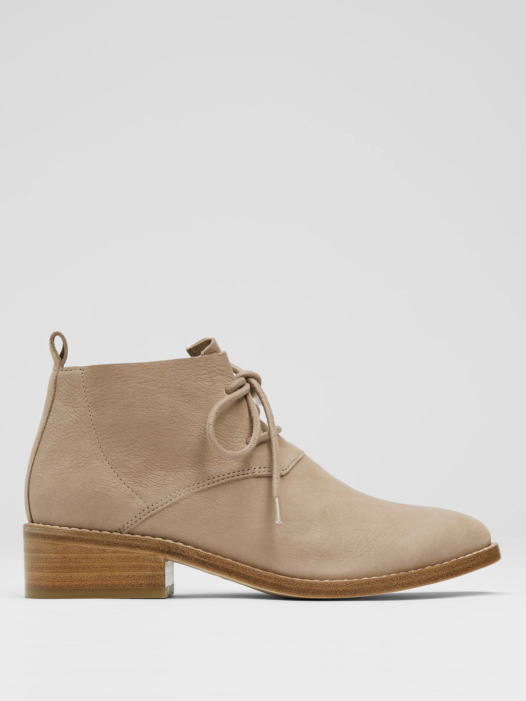Rey Tumbled Nubuck Leather Bootie