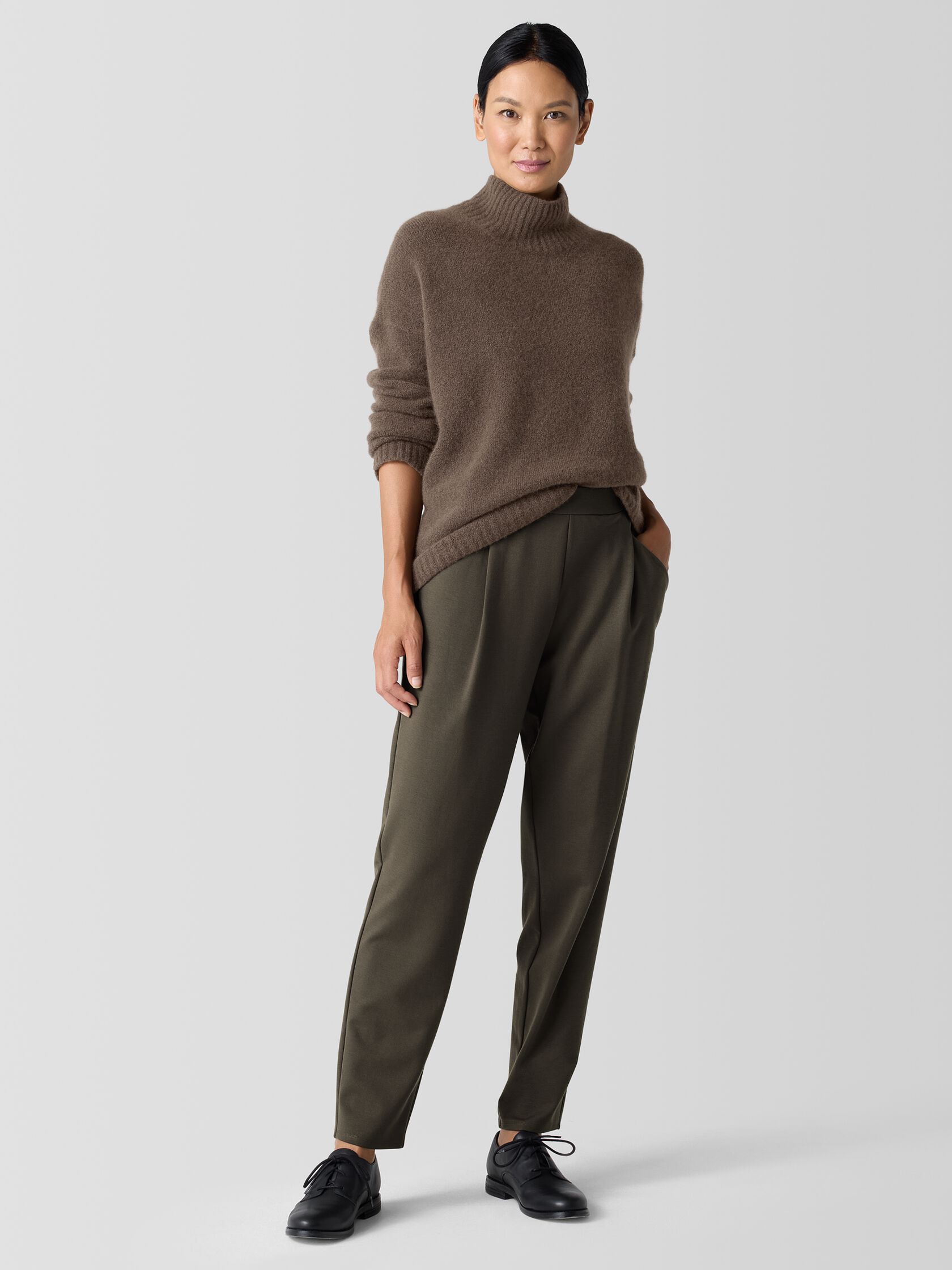 Washable Flex Ponte Carrot Pant