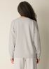 Garment-Dyed Organic Cotton Terry V-Neck Top