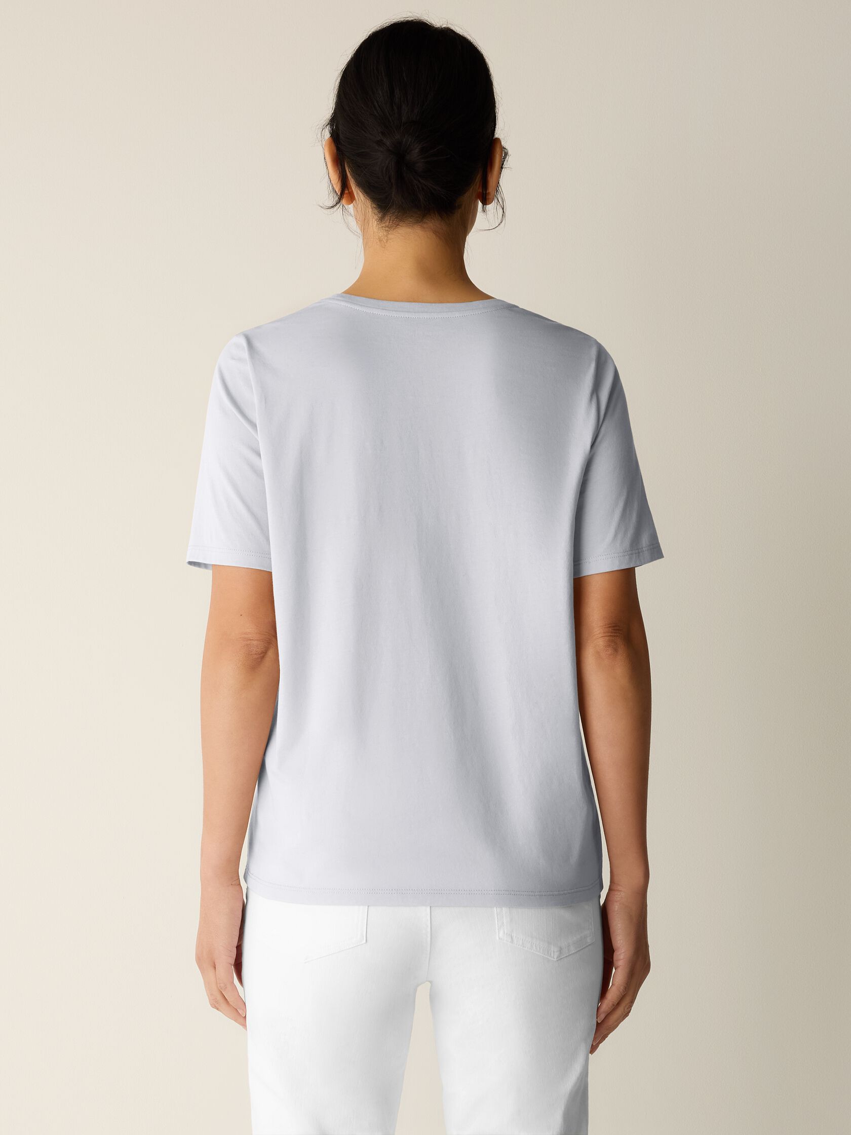 Organic Pima Cotton Jersey Round Neck Tee